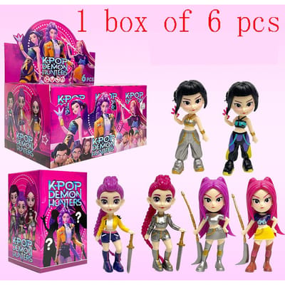 2026 Kpop Demon Hunters Blind Box Serie Anime Figuren Ornamenten Poppen Fans Kinderen Verjaardag Hoge Kwaliteit Cadeau Willekeurige Blind Box