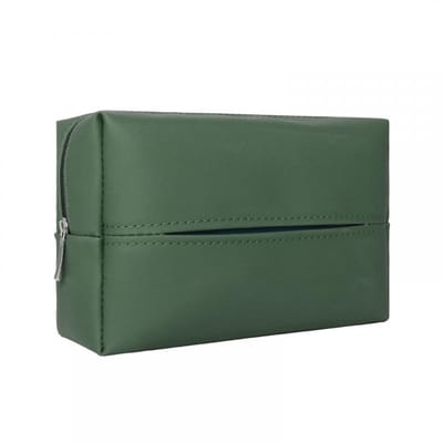 Dailygoods- Tissuehouder Hoogwaardig Leer - Auto Tissue Box - Verstelbare Riem - Waterdicht - Eenvoudig te Installeren - Comfortabel en Praktisch - Tissuebox