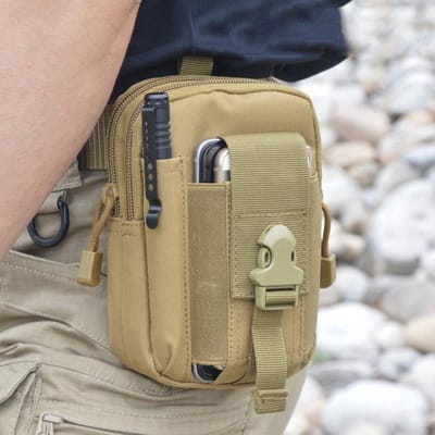 CHPN - Heuptasje - Survivaltasje - Nylon Heuptas - Waterafstotend - Outdoor - Aan riem te bevestigen - Tas - Wandelen - Vissen - WandelSport