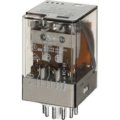 Finder 60.13.8.024.0050 Steekrelais 24 V/AC 10 A 3x wisselcontact 1 stuk(s) Piece