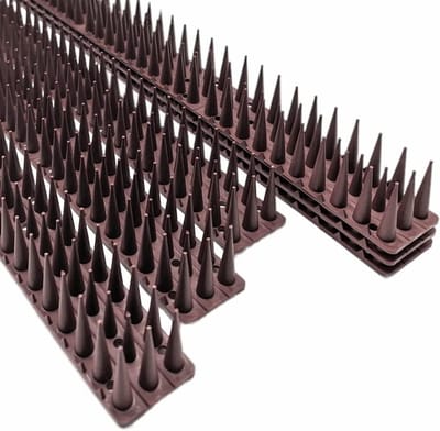 Famanu – Anti-klim spikes en vogelwering - beveiligingspieken tegen klimmen over muren en hekken - houdt duiven - vogels - katten en eekhoorns weg - geschikt voor balkon - hekwerk en dakranden - multipack