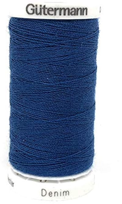 Naaigaren Polyester - Jeansgaren Sterk - Kleding Repareren - UV Bestendig Scheurvast - 100 Meter - Middenblauw