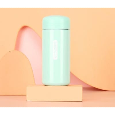 Tasse isolée en acier inoxydable avec couvercle en bois de style japonais, mini tasse de poche à thé, tasse cadeau pour bureau d'affaires 150ml