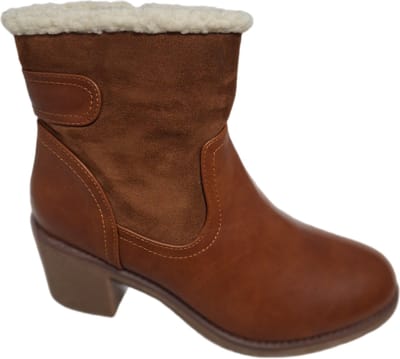 JUMEX- ENKELLAARSJE- IMITATIE SUEDE MET LEER-BLOKHAK-CAMEL-40