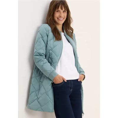 Lange gewatteerde blouson