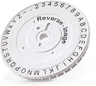 DYMO Rhino vervangwiel voor M1011 industriële reliëf labelmaker (omgekeerd beeld)