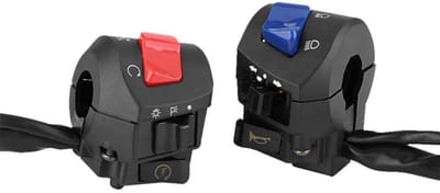 Allecto - Motor Handlebar Switch - Stuurwiel Schakelaar - Handzaam en praktisch - 7/8 Inch - Start en Hoorn Controle - Geschikt voor Motorfietsen e...