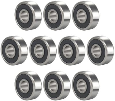 Allecto - Groefkogellagers R2-2Rs - 10 Stuks - Dubbel Rubber Sealed