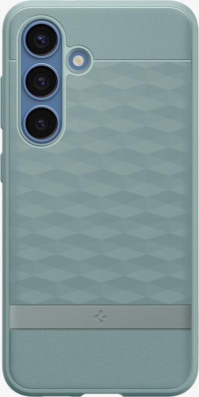 Spigen Parallax MagFit Hoesje Geschikt voor Samsung Galaxy S25 Plus - Back Cover Compatibel met MagSafe / Qi2 - Groen