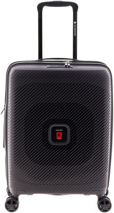 Gladiator 2800 4 wielen Cabinewagen 55 cm met uitbreidingsplooi - Harde bagage - TSA slot - black