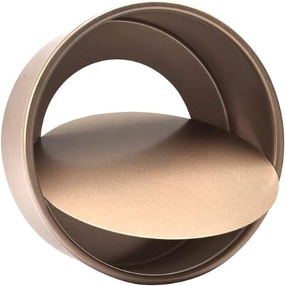 Ronde Bakvorm - Taartvorm - Taarten Bakken - Losse Bodem - 8 Inch - Zilver