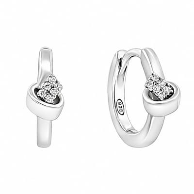 Juwelier Zwartevalk - Zilveren (gerhodineerd) oorbellen met zirkonia - 22.366