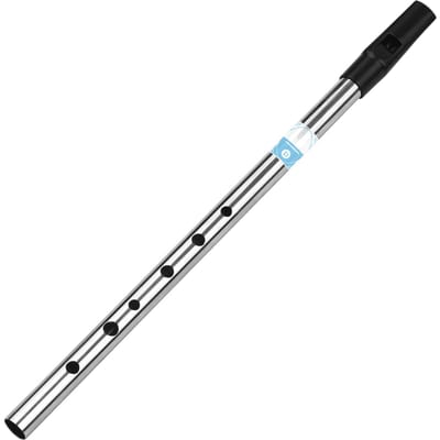 Sifflet irlandais, clé de flûte en C, 6 trous, instruments de musique à vent pour débutants et intermédiaires Key of D argenté