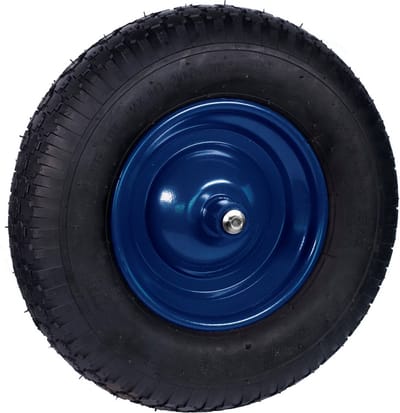 Ivana 4Ply Wiel Zwart Met Metalen Velg 400x8mm