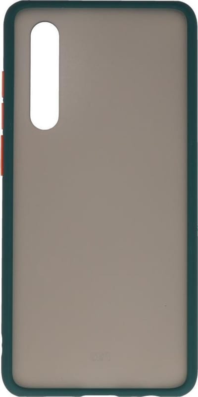 Hoesje Geschikt voor de Huawei P30 - Hard Case Backcover Telefoonhoesje - Donker Groen