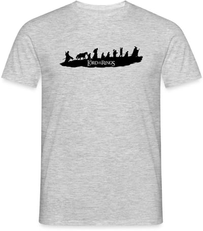 The Lord Of The Rings De Reisgenoten Van Frodo T-Shirt Heren