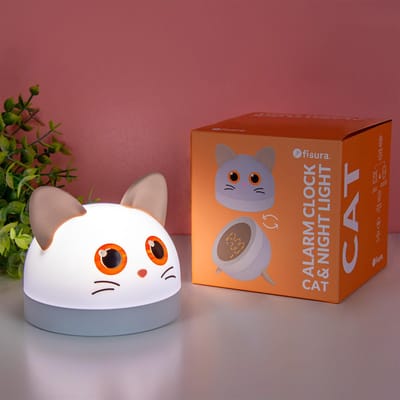 Fisura Kat Wekker En Nachtlampje