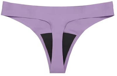 Vrouwen Menstruatie String Maat XL Elastisch 4 Laags Ondergoed Ademend Katoen Regular Taille Slipje Bamboevezel Lingerie Onderbroek Lekvrij Maandelijks Heavy Flow Snelle Absorptie Periode Maandverband Tampon
