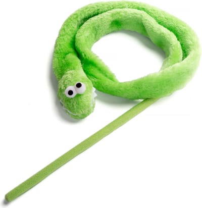 Nobleza Katten speelhengel - Speelstok - Kattenhengel - Kattenspeelgoed - Katten speelgoed - Pluche worm groen
