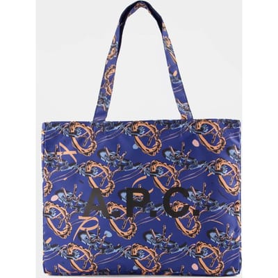 Diane Reversible Boodschappentas - A.P.C. - Synthetisch - Blauw