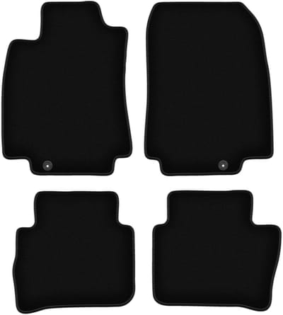 BASIC zwarte veloursmatten voor: Nissan Tiida C11 hatchback, sedan (2004-2012)