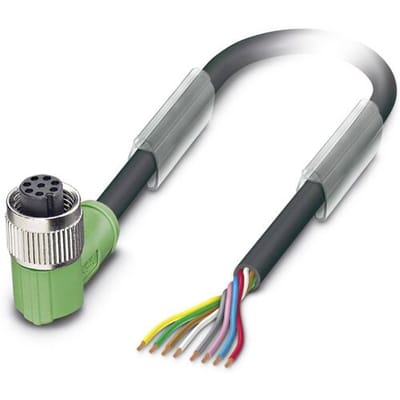 Phoenix Contact 1522626 Sensor/actuator connector, geassembleerd M12 Aantal polen (sensoren): 8 Bus, haaks 1.50 m 1 stuk(s)
