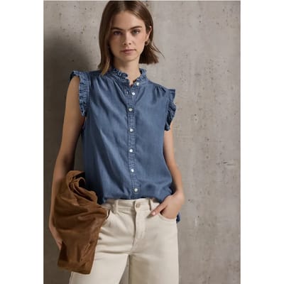 Blouse met ruches