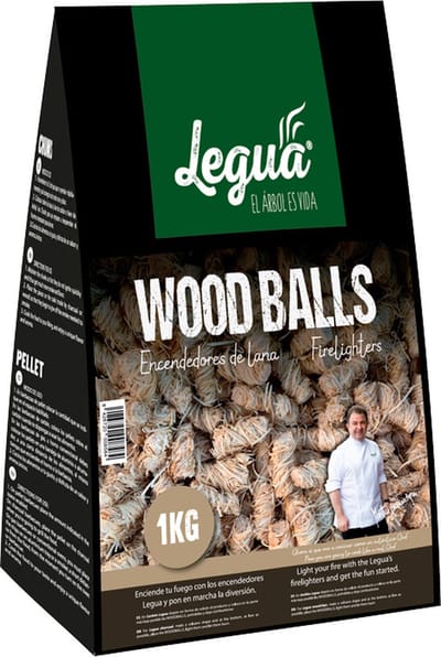 Legua Aanmaakwokkels zak 1kg - Europees en duurzaam geproduceerd
