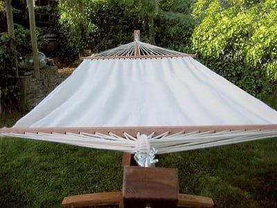 Hangmat Gaya Deco Deluxe met spreidstok | 220 x 135 cm (zonder standaard of voet of houten onderstel >> alleen de hangmat)