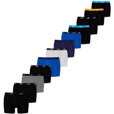 Puma Boxershorts Promo 12-pack - Solid Combo - Maat M
