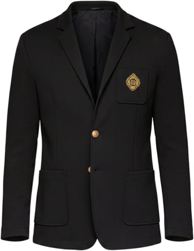 OMBRE Blazer - Slim Fit - Lange Mouw - Knopen Zwart S
