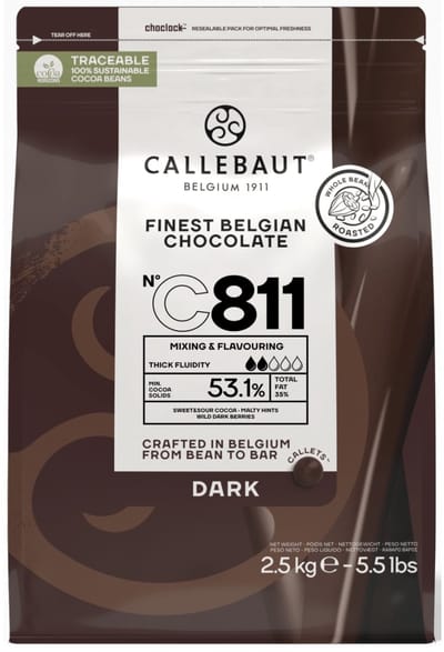 Callebaut - Donkere chocolade callets™ C811 54,5%