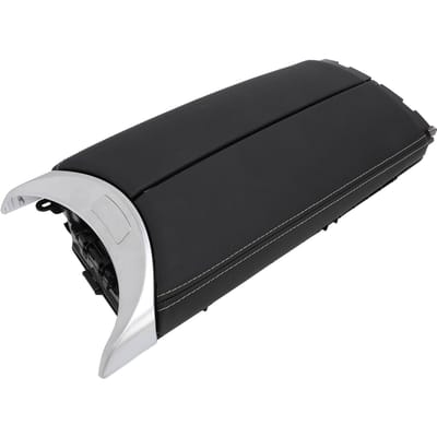 Couvercle de Rangement d'Accoudoir de Console Centrale Avant A2056808804 Remplacement d'Accoudoir en Cuir PU pour Benz C300 C43 C63 GLC300 black