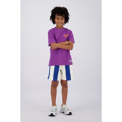 Vingino Basic-oversized True Purple Maat: 2 | T-Shirts Outlet | Unisex | Paars