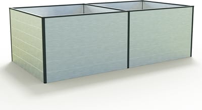 235 x 119 x 77 cm Moestuinbak Kingsize Daniela, Aluminium (geanodiseerd)