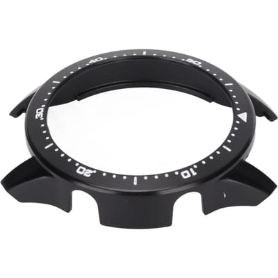 Boîtier de Protection Cadre de Montre Couverture Complète Boîtier de Montre pour Montre Intelligente Realme Watch S Pro Black White black