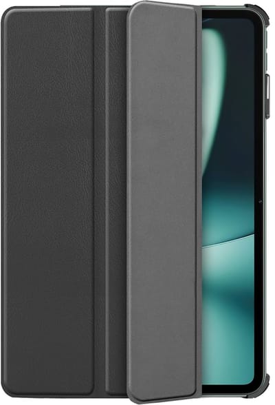 Just in Case tablet Hoes geschikt voor OnePlus Pad - TriFold Bookcase - Zwart
