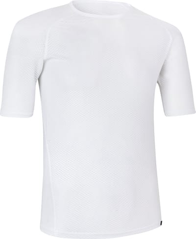 GripGrab - Ultralight Mesh Korte Mouw Base Layer Zomer Fiets Ondershirt Polygiene Zweethemd - Wit - Heren - Maat S