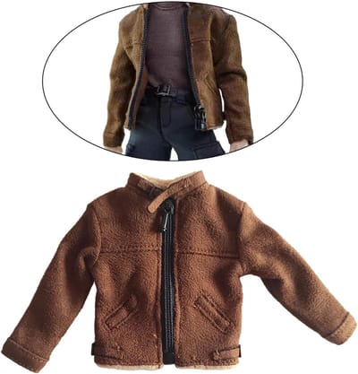 Miniatuur Jasje - Actiefiguur Kleding - Figuren Aankleden - Ritssluiting - 15 cm Schaal