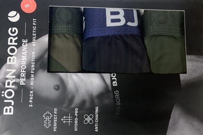 Björn Borg - Hydro Pro - 3 Pack - Performance Boxershorts - Blauw en Groen- Heren - Maat S