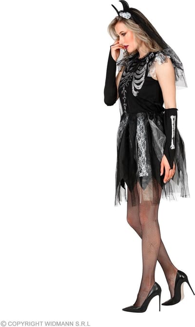 Skeletbruid jurk Bella