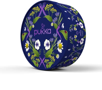 Pukka Dayround Wellness Box - 6 blends biologische kruidenthee, ook leuk als verjaardagscadeau voor hem en haar, 90 theezakjes - Theedoos