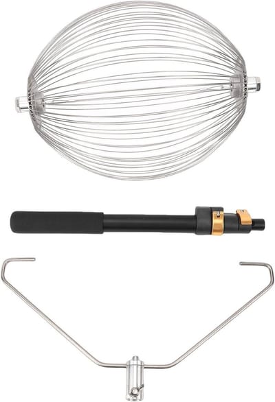 Notenverzamelaar - Rolapparaat Fruit - Buiten Oogsten - Telescopische Staf - 130cm - Zilver