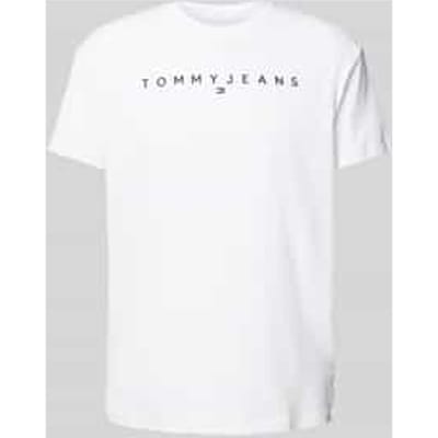 Tommy Hilfiger Witte Katoenen Heren T-Shirt