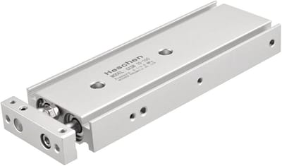 SVGCommerce - Dual Aluminum Air Cylinder - Pneumatische Cilinder - Compact en Lichtgewicht - 15mm Bore 100mm Stroke - Geschikt voor Diverse Toepassing
