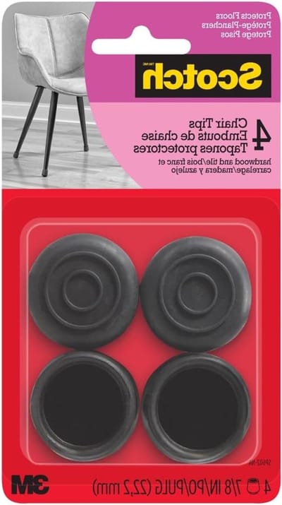 Stoeldopjes - Meubeldopjes Viltjes - Vloeren Beschermen - Zelfklevend - 6 stuks - Zwart