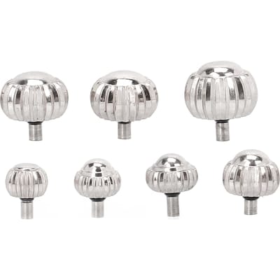 7 Pièces Remplacement Couronne de Montre Alliage Tailles Différentes Robuste Portable Outils de Réparation de Montre white