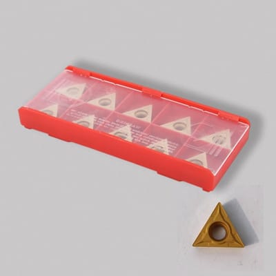 10 Stuks TCMT 16T304 Driehoekige Carbide Snij-inserts voor CNC Draaibewerkingen, Precisie Gereedschap voor Staalbewerking en Afwerking