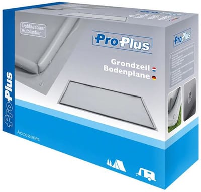 ProPlus Grondzeil Opblaasbaar - 2,50x4,00M - Waterdicht PVC - Grijs