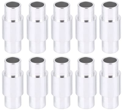 Wiellager Bussen - Afstandsschijven - Schaatsen Onderhoud - Aluminium Legering - 10 Stuks - Zilverkleurig